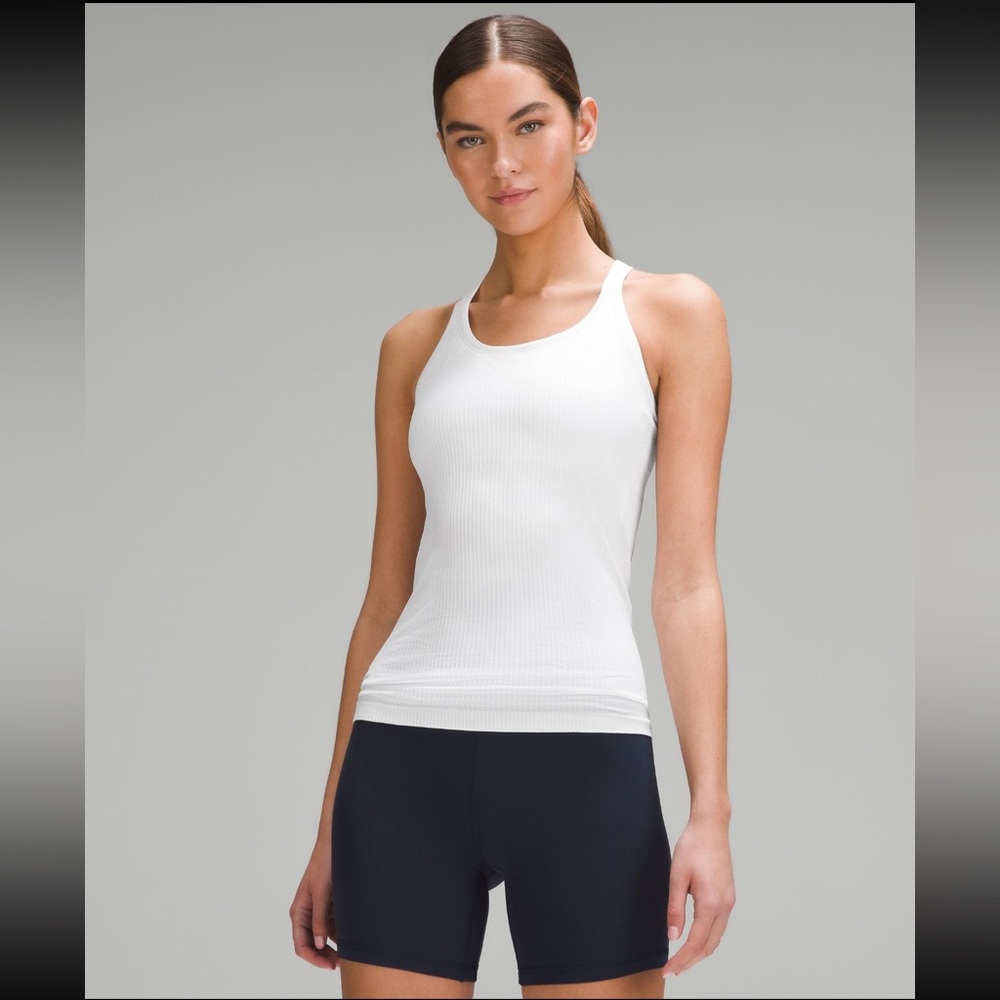 lululemon athletica Ebb to Street White Tank